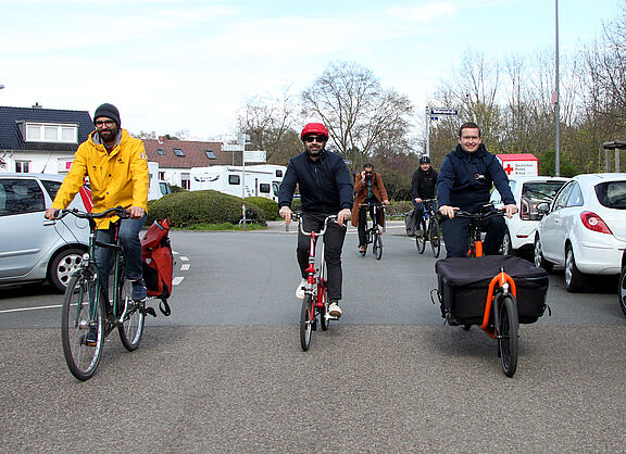 Verkehrspolitische Radtour im Frankfurter Nordend